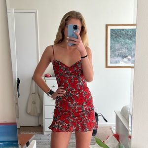Superdown Red Mini Dress